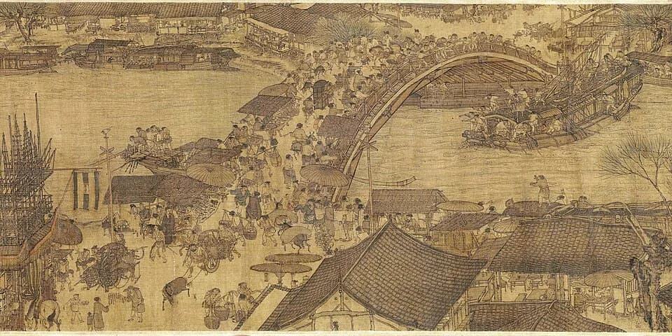 Detail from Along the River During the Qingming Festival